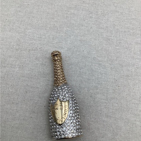 Carolee Champagne Bottle Brooch - Picture 5 of 6